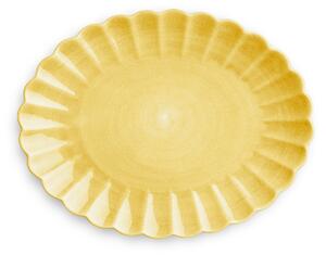 Mateus - Oyster Fat 35x30cm Gul, Material: Keramik, Färg: Gul - Uppläggningsfat - Gul
