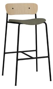 &Tradition - Pavilion AV10 - Lacquered Oak - Fabric cat.2 - Fiord 961 - Barstolar - Anderssen & Voll - Metall/Trä