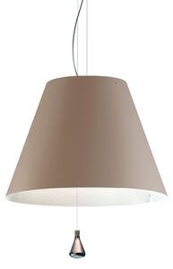 Luceplan - Costanza D13 Suspension, Alu, Shaded Stone, Motvikt i stål, Excl. Ljuskälla - Pendellampor - Paolo Rizzatto - Brun