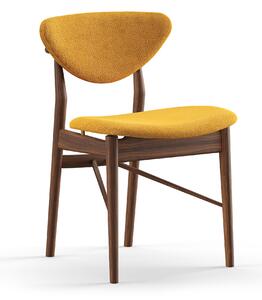 House of Finn Juhl - 108 Chair, Walnut, Cat. 3 Watercolour, Butterscotch Yellow - Matstolar - Finn Juhl - Träfärgad,Gul - Trä/Textilmaterial