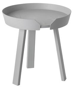 Muuto - Around Coffee Table - Small, Utförande - Grå - Soffbord - Thomas Bentzen - Grå - Trä