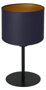 Bordslampa ARDEN 1xE27/60W/230V diameter 18 cm lila/gyllene