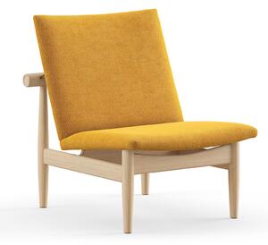 House of Finn Juhl - Japan Chair, Clear oiled oak, Cat. 3 Watercolour, Butterscotch Yellow - Fåtöljer - Finn Juhl - Träfärgad,Gul - Trä/Textilmaterial