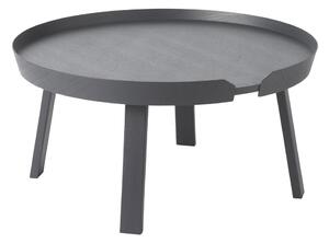 Muuto - Around Large Anthracite - Soffbord - Thomas Bentzen - Grå - Trä