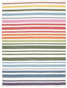 Rainbow Stripe Matta - Flerfärgad 200x250