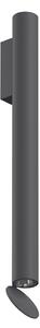 Flos - Flauta H500 Spiga Outdoor, Anthracite, Inkl. 12W LED 2x555lm 2700K - Vägglampor utomhus - Patricia Urquiola - Svart