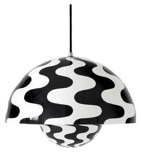 &Tradition - Flowerpot VP7 Black/White - Pendellampor - Verner Panton - Mönstrad
