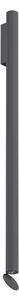 Flos - Flauta H1000 Riga Outdoor, Anthracite, Inkl. 12W LED 2x555lm 2700K - Vägglampor utomhus - Patricia Urquiola - Svart