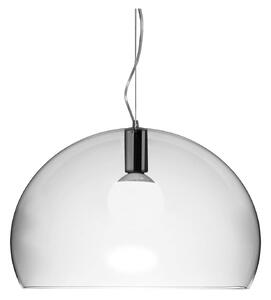 Kartell - FL/Y Suspension 9030, Transparent, Incl. LED 15W E27 - Pendellampor - Ferruccio Laviani - Transparent