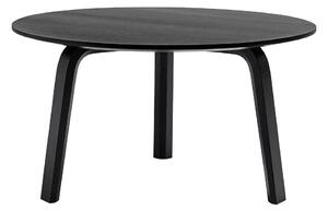 HAY - Bella Coffee Table, Black, Ø60 x H32 cm - Soffbord - Svart - Trä