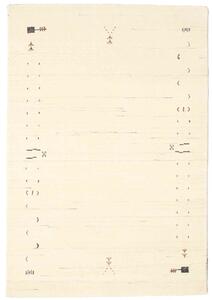 Gabbeh Loom Frame Matta - Off white 120x180