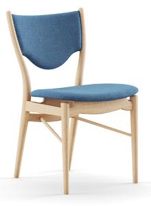 House of Finn Juhl - 46 Chair, Clear oiled oak, Cat. 1 Remix 762 - Matstolar - Finn Juhl - Träfärgad,Blå - Trä/Textilmaterial