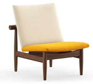 House of Finn Juhl - Japan Chair, Walnut, Cat. 2 Hallingdal 65 - 457/100 - Fåtöljer - Finn Juhl - Beige,Träfärgad,Gul - Trä/Textilmaterial
