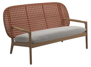 Gloster - Kay Low Back Sofa, Frame Copper, Kat.B Blend Linen - Soffor utomhus - Henrik Pedersen