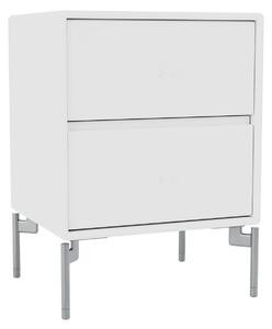 Montana - Drift Drawer Module - New White / Matt Chrome Legs - Sängbord - Peter J. Lassen - Vit - MDF