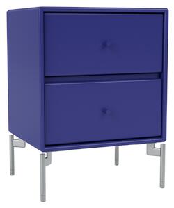 Montana - Drift Drawer Module - Monarch / Matt Chrome Legs - Sängbord - Peter J. Lassen - Blå - MDF
