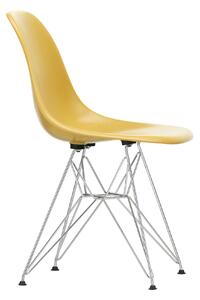 Vitra - Eames Fiberglass Chair DSR - 07 Ochre Light - Chrome - Matstolar - Charles & Ray Eames - Beige - Metall/Syntetiskt