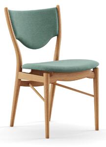 House of Finn Juhl - 46 Chair, Dark oiled oak, Cat. 3 Watercolour, Himalaya - Matstolar - Finn Juhl - Grön,Träfärgad,Blå - Trä/Textilmaterial