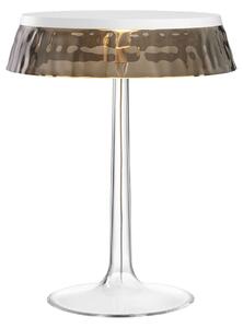 Flos - Bon Jour Vit/Fumee - Bordslampor - Philippe Starck - Transparent,Träfärgad