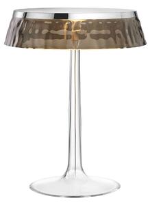 Flos - Bon Jour Krom/Fumee - Bordslampor - Philippe Starck - Transparent,Träfärgad