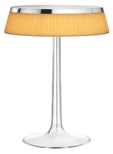 Flos - Bon Jour Krom/Tyg - Bordslampor - Philippe Starck - Transparent,Vit