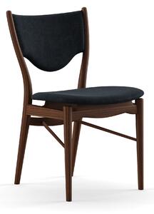 House of Finn Juhl - 46 Chair, Walnut, Cat. 1 Remix 183 - Matstolar - Finn Juhl - Träfärgad,Grå,Svart - Trä/Textilmaterial