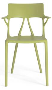Kartell - A.I. Chair, Green - Matstolar - Philippe Starck - Grön - Plast
