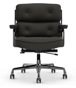 Vitra - Lobby Chair ES 104 Leather Premium Umbra Grey 61 - Kontorsstolar - Charles & Ray Eames - Grå