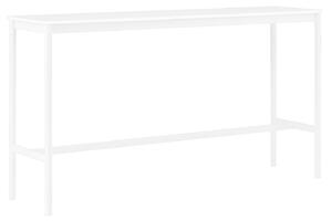 Muuto - Base High Table - 190 x 50 cm, Skiva - Vit laminat - Vit plastkant, Underrede - Vit, Höjd - 105 cm - Barbord - Mika Tolvanen - Vit - Metall/Trä/Plast