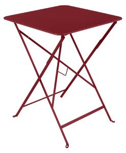 Fermob - Bistro Table 57 x 57 cm, Chili - Balkong- och cafébord - Röd - Metall