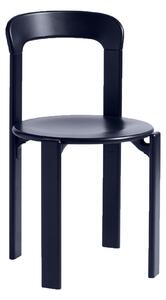 HAY - Rey Chair REY22, Deep blue water-based lacquered beech - Matstolar - Bruno Rey - Blå - Trä