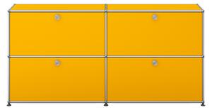 USM - USM Haller 109 sideboard Golden Yellow - Skänkar och sideboards - Gul - Metall