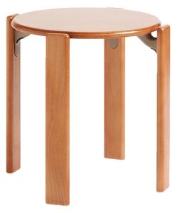 HAY - Rey Stool REY22, Golden water-based lacquered beech - Pallar - Bruno Rey - Träfärgad - Trä