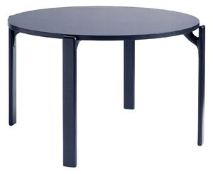 HAY - Rey Table Deep blue waterbased lacq. beech frame, 128xH74,5 Royal blue laminate tabletop - Matbord - Bruno Rey - Blå - Trä