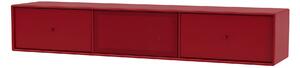 Montana - OCTAVE V TV Bench, 04-Suspensionrails, 165 Beetroot - Hyllor & Hyllsystem - Peter J. Lassen - Röd - MDF