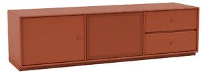 Montana - OCTAVE VI TV Bench, 06-Plinth3cm, 162 Hokkaido - TV-bänkar - Peter J. Lassen - Röd - MDF