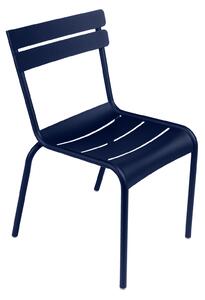 Fermob - Luxembourg Chair, Deep Blue - Balkong- och caféstolar - Frédéric Sofia - Blå - Metall
