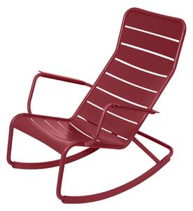 Fermob - Luxembourg Rocking Chair Chili 43 - Fåtöljer utomhus - Frédéric Sofia - Metall