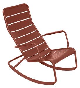 Fermob - Luxembourg Rocking Chair Red Ochre 20 - Fåtöljer utomhus - Frédéric Sofia - Metall