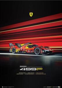 Konsttryck Ferrari 499P - 2024, Automobilist