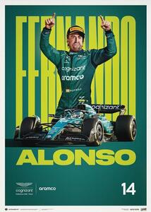 Konsttryck Aston Martin Aramco Cognizant Formula One™ Team - Fernando Alonso - 2023, Automobilist