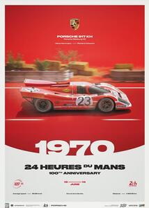 Konsttryck Porsche 917 KH - 24h Le Mans - 100th Anniversary - 1970, Automobilist