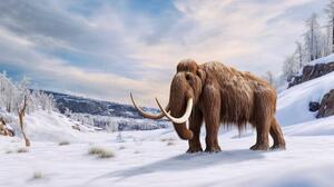 Illustration Mammoth, illustration, LEONELLO CALVETTI/SCIENCE PHOTO LIBRARY