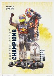 Konsttryck Oracle Red Bull Racing - F1® World Constructors' Champions - 2023, Automobilist