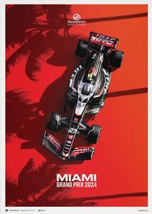 Konsttryck MoneyGram Haas F1 Team - Miami Grand Prix - 2024, Automobilist