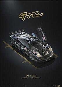 Konsttryck McLaren F1 GTR - 24h Le Mans, Automobilist