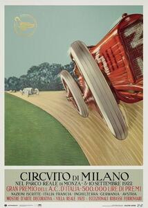 Konsttryck Monza Circuit - 100 Years Anniversary - 1922