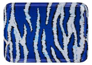 HEM - Monster Rectangular Tray Medium Ultramarine Blue / White - Serveringsbrickor - Trä