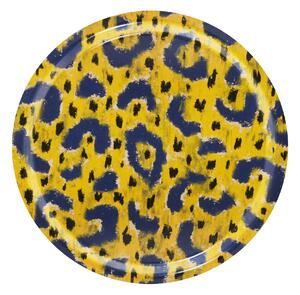 HEM - Monster Tray Medium Ochre Yellow / Grey / Black - Serveringsbrickor - Trä