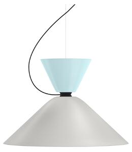 HEM - Alphabeta Pendant Uno - Soft Blue/Silk Grey - Pendellampor - Luca Nichetto - Grå,Blå